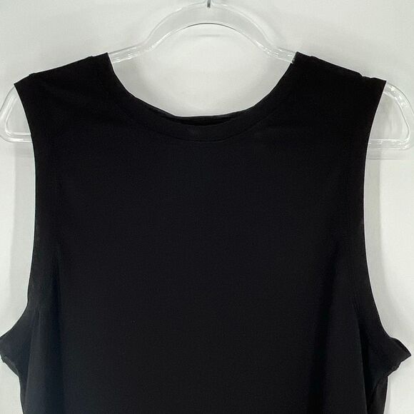 FABLETICS Tank Top Women's Medium Black Sleeveless Jersey Stretch Athleisure - Picture 3 of 10